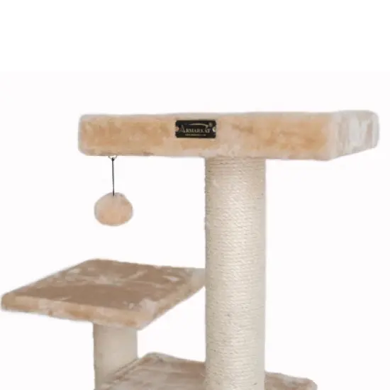 Armarkat Classic Real Wood Cat Tree A3207, 32-Inch Beige image {5}