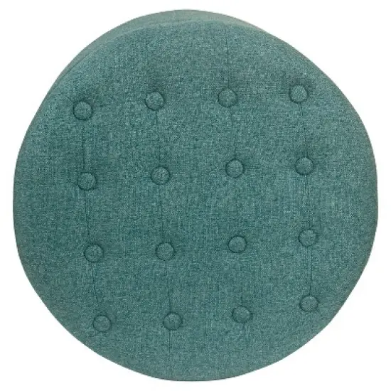 Boho Tufted Storage Ottoman - HomePop image {6}