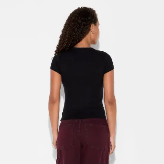 Women's Short Sleeve Crewneck ButterBliss T-Shirt - Wild Fable&trade; image {2}