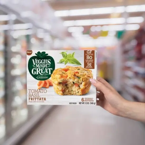 Veggies Made Great Frozen Gluten Free Tomato Basil Frittata - 12oz/6ct image {4}