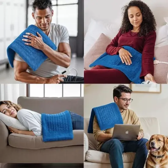 Swtroom Heating Pad Temperature Control Machine Washable with Timer 33"x17" image {4}