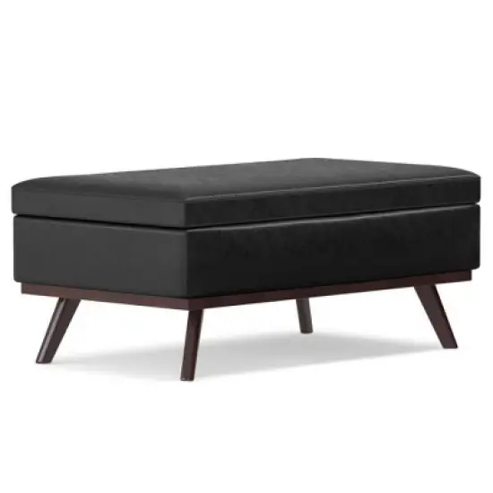 Large Ethan Lift Top Coffee Table Storage Ottoman - WyndenHall image {6}