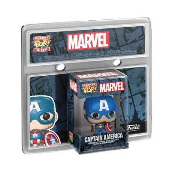 Kids' Captain America 4 Funko Graphic T-Shirt image {2}