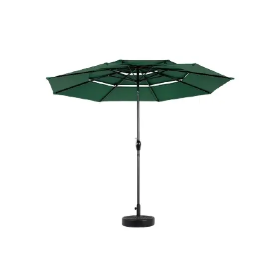 Cesicia Aluminium 10ft 3 Tier Auto-tilt Umbrella ,Outdoor Patio Umbrella (Base Not Included) image {12}