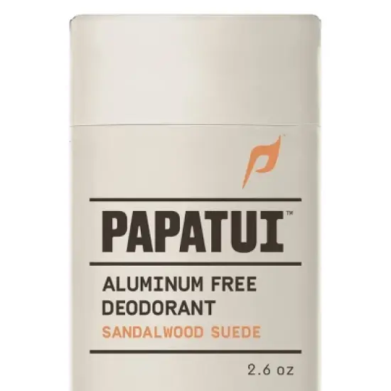 Papatui Men's Aluminum-Free 48-Hour Odor Protection Solid Deodorant - Sandalwood Suede - 2.6oz image {10}