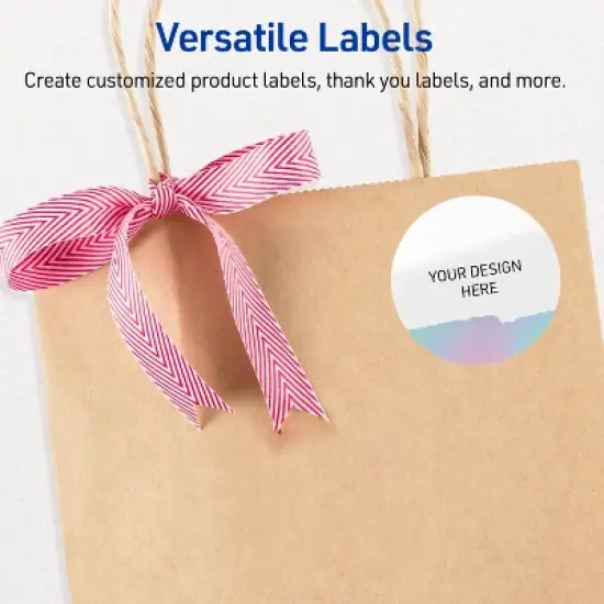 Avery Round Labels, Watercolors Design, 2" Diameter, 120ct image {5}