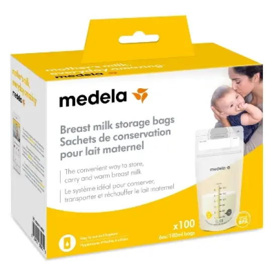 Medela Breast Milk Storage Bags 6oz/180ml image {8}