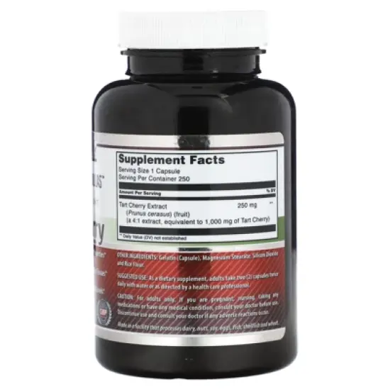 Amazing Nutrition Tart Cherry, 1,000 mg , 250 Capsules image {1}