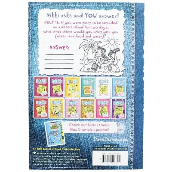Scholastic Dork Diaries: OMG All About Me Diary! Paperback Book image {1}