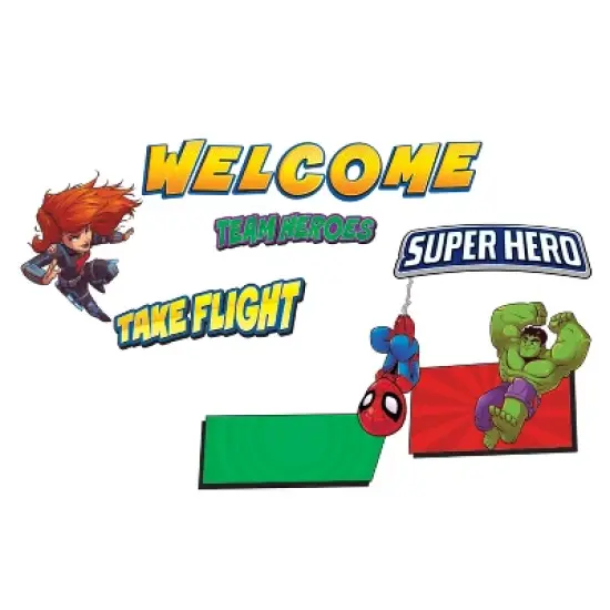 Eureka&reg; Marvel&trade; Super Hero Adventure - Welcome Bulletin Board Sets image {1}