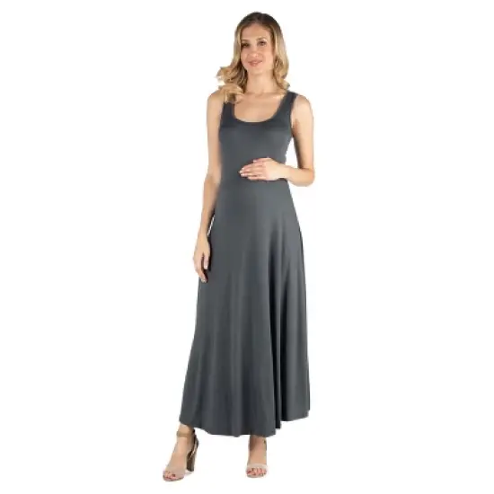 A Line Maxi Masternity Dress image {5}