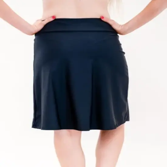 Calypsa Womens -Knee Length Swim Skort image {2}