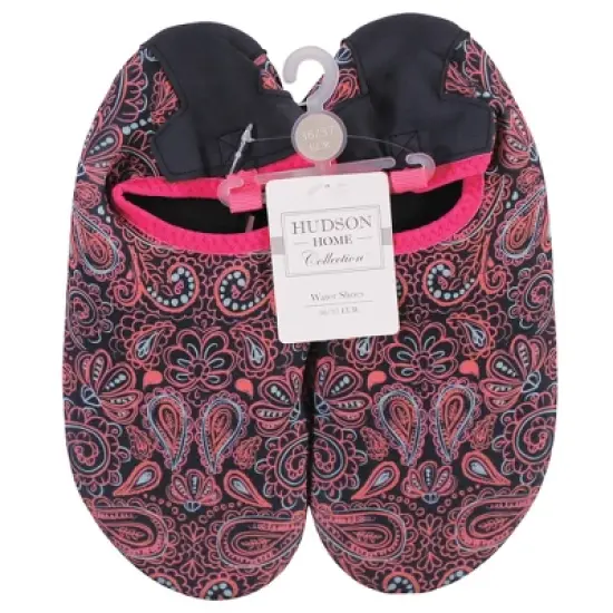 Hudson Baby Kids and Adult Water Shoes for Sports, Yoga, Beach and Outdoors, Paisley Punch image {1}