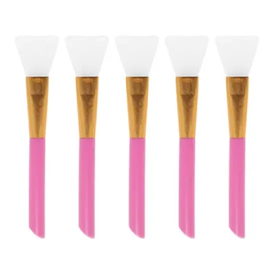 Unique Bargains Smooth Face Mask Applicator 5 Pcs image {8}
