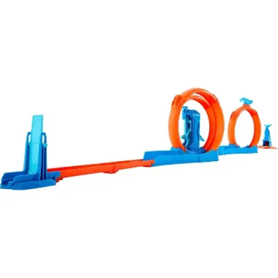 Hot Wheels Toy Vehicle Track Creator Triple Loop Kit - 24pk image {4}