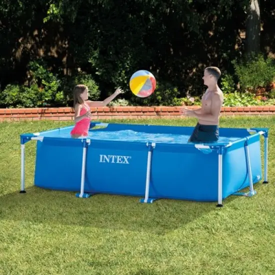 Intex 8.5' x 5.3' x 26" Above Ground Swimming Pool & Cleaning Maintenance Kit image {4}