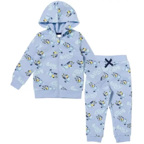 Bluey Fleece Zip Up Hoodie and Jogger Pants Set Toddler  image {8}