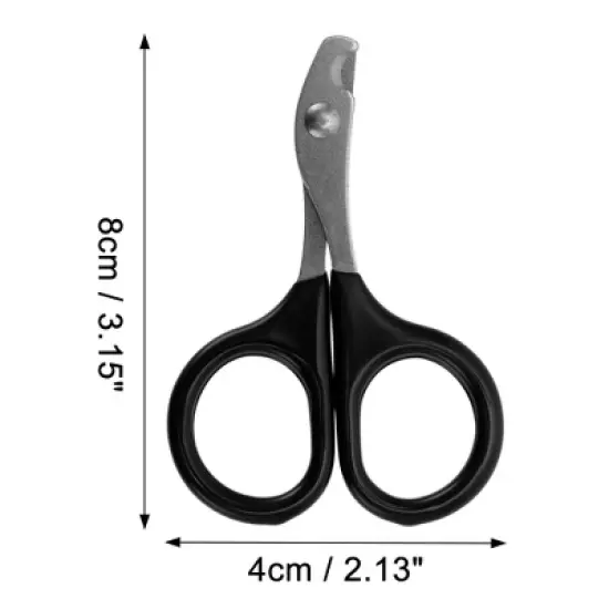 Unique Bargains Durable Pet Nail Clippers 3.15"x2.13" 1 Pc image {3}