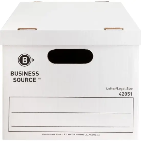 Business Source Economy Storage Box with Lid image {4}