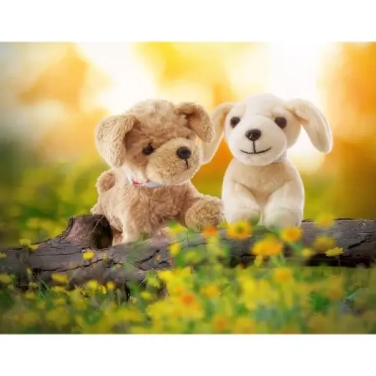 Our Generation Pet Dog Plush with Posable Legs - Golden Poodle Pup image {1}
