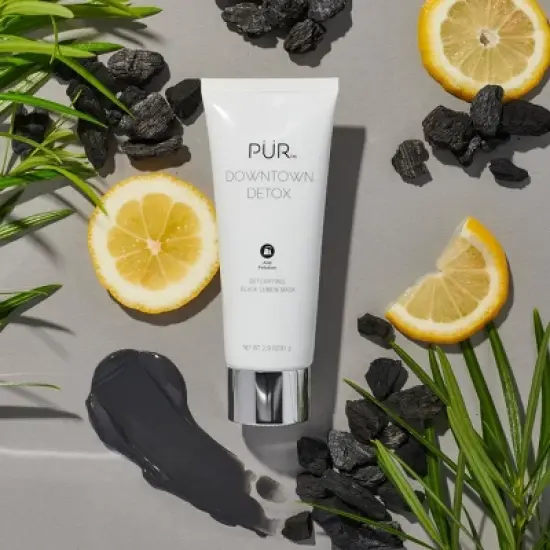 PUR The Complexion Authority Downtown Detox Detoxifying Black Lemon Mask - 2.9oz - Ulta Beauty image {6}