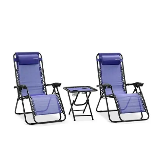 SereneLife Zero Gravity Lounge Chair, Set of 2 image {11}