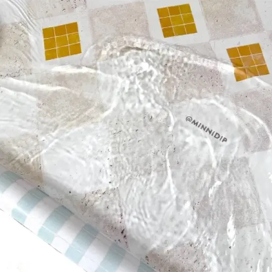 MINNIDIP Exclusive Resort Collection Splash Pad Play Sprinkler - Travertine Tiles: Portable PVC Kids Water Toy image {5}