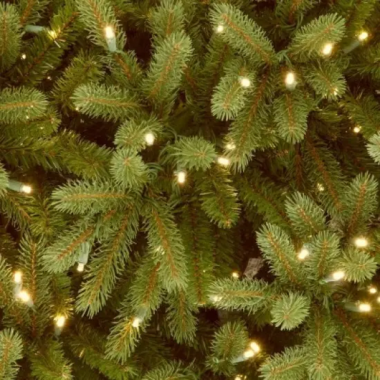 National Tree Company 9' Pre-lit Feel Real Jersy Fraser Fir Artificial Christmas Tree with Clear Lights image {1}