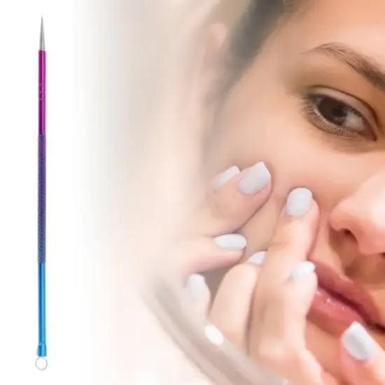 Unique Bargains Convenient Nano Pimple Extractor Blue Purple 1 Pc image {3}