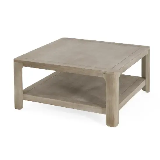 Christopher Knight Home Cletes Indoor Modern Double Layers Design Square Coffee Table image {4}