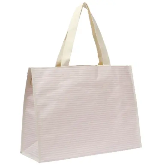 Sunnylife Carryall Beach Bag Lazy Days Pink Stripe - Oversized Waterproof Tote image {7}