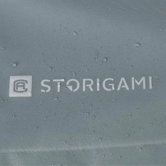 2pk Storigami Easy Fold Lounge Chair Cover Monument Gray - Classic Accessories image {7}