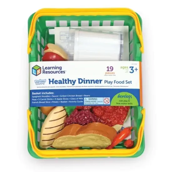Learning Resources Healthy Dinner Play Food Basket image {3}