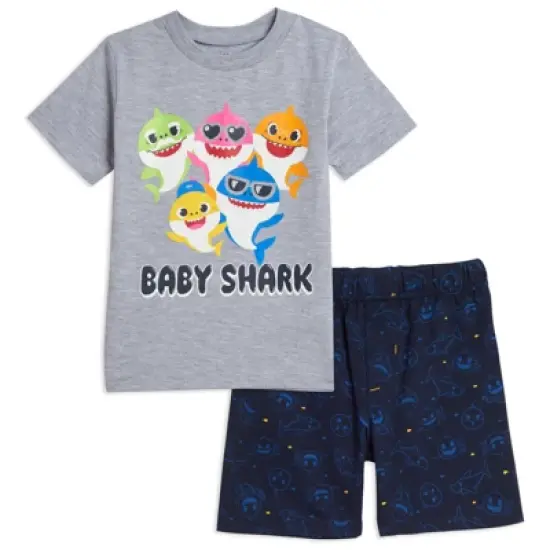 Pinkfong Baby Shark T-Shirt and Shorts Outfit Set Toddler  image {8}