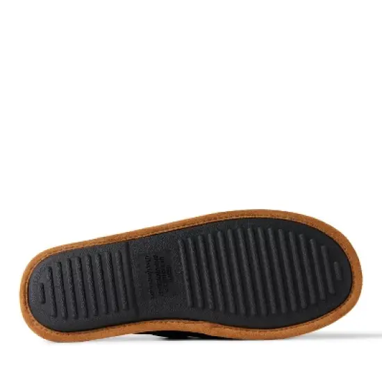 Dearfoams Men's Tanner Microsuede Father's Day Dad Scuff Slippers image {3}