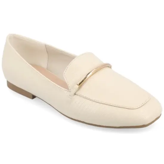 Journee Collection Womens Wrenn Tru Comfort Foam Slip On Square Toe Loafer Flats image {10}