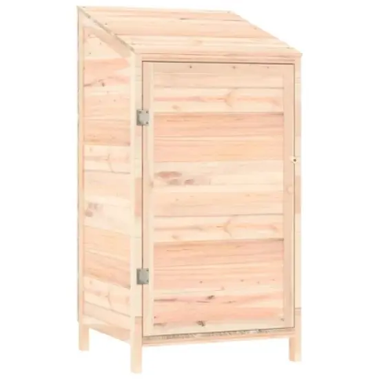 vidaXL Garden Shed for Tool Storage House Outdoor Backyard Solid Fir Wood - Natural 21.7" x 20.5" x 44.1" image {8}