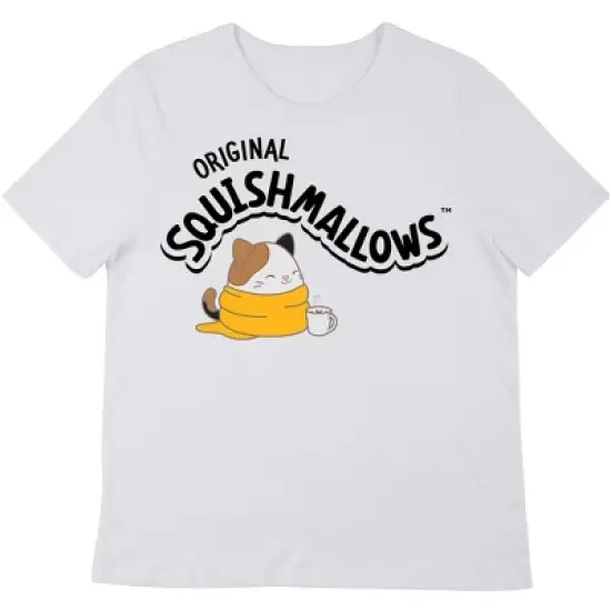 Squishmallows Cozy Cam With Cocoa Crew Neck Short Sleeve Women's White T-shirt image {6}