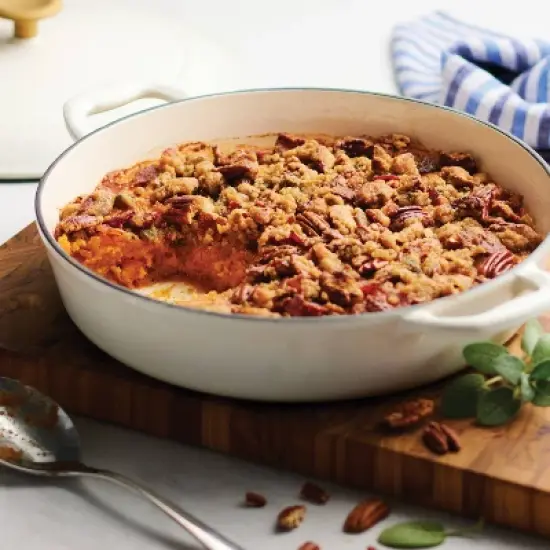 Tramontina 4qt Enameled Cast Iron Covered Braiser - Latte image {8}