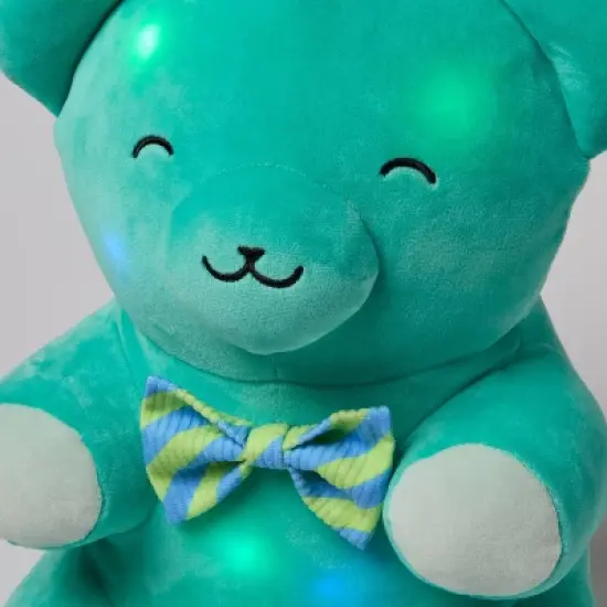 Gummy Bear Light-Up Stuffed Plush Kids' Throw Pillow Blue - Pillowfort&trade; image {3}