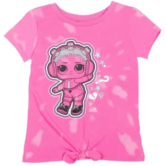 L.O.L. Surprise! Girls Graphic T-Shirt and Bike Shorts Set Toddler to Big Kid image {3}