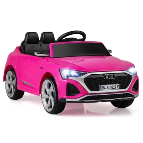 Infans 12V Kids Ride On Car w/Remote Control 4 Wheels Suspension 3 Speeds LED Headlight image {8}