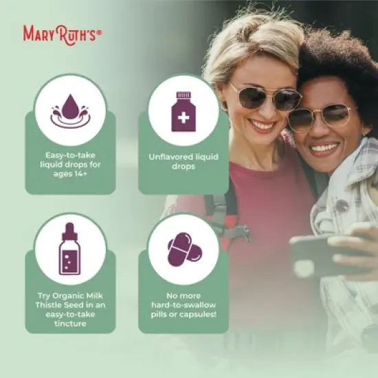 MaryRuth's Milk Thistle Drops, Org, 1 oz image {5}