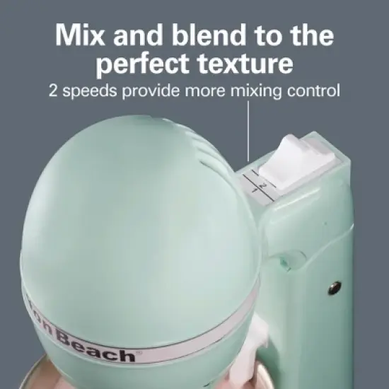 Hamilton Beach Drinkmaster Drink Mixer 732: Specialty Appliance, 2 Speeds, 28oz Capacity, Dishwasher-Safe Parts, White image {4}