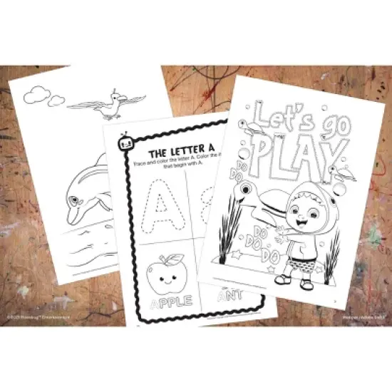 CoComelon Coloring Book with Crayons image {2}