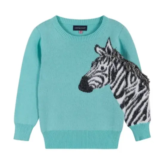 Andy & Evan  Toddler  Girls Zebra Sweater Set image {3}