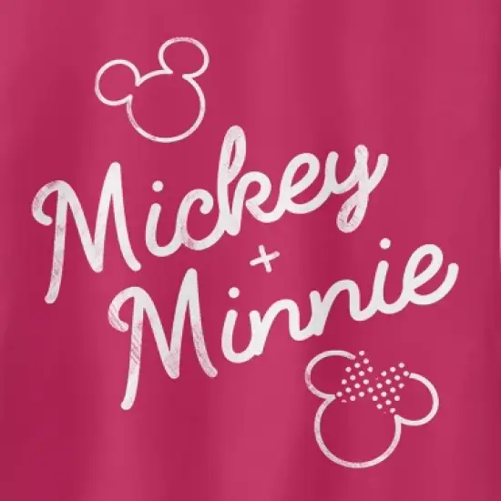 Junior's Mickey & Friends Retro Signatures Racerback Tank Top image {1}