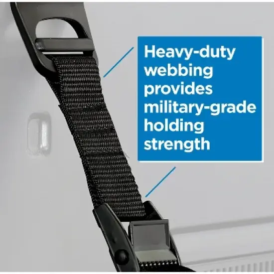 Mount-It! Safety Straps For TV, Furniture, Bookcase and TV Stands | Anti-Tip Strap Television Anchor Kit | For Baby Proofing, Earthquake Protection image {7}
