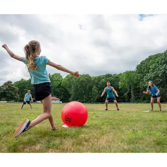 Wicked Big Sports: 20" Red Kickball - Giant Inflatable, Bases, Pump Included image {7}