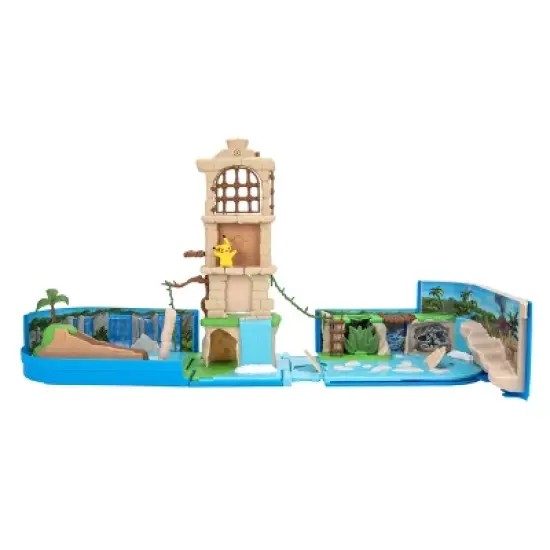 Pokemon Carry Case Jungle Ruins Playset Action Figure: Includes 2-Piece Plastic Set image {2}